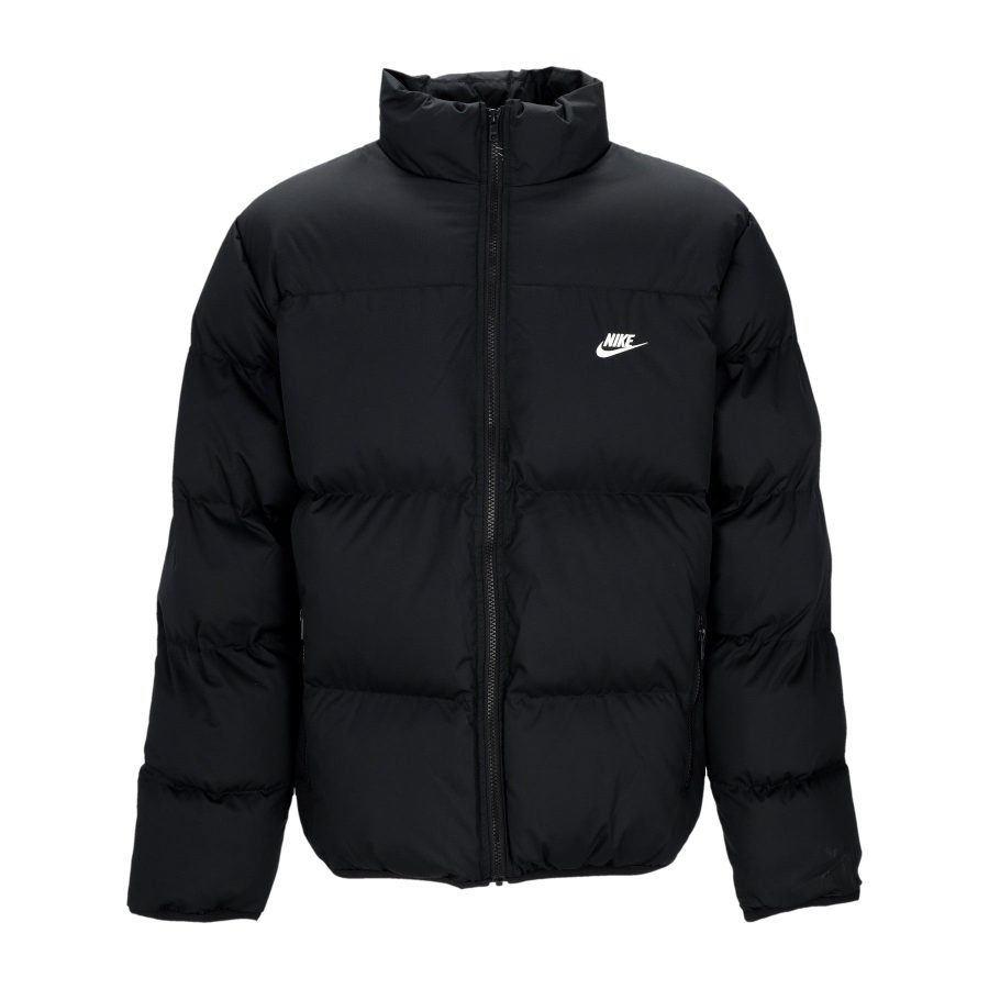 Men's Club Puffer Jacket Black/white down jacket