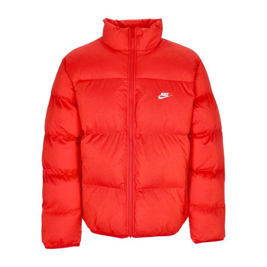 Men's Club Puffer Jacket University Red/white