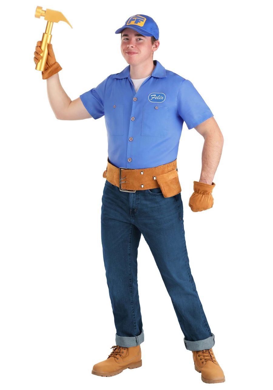 Men's Disney Wreck It Ralph Fix It Felix Costume