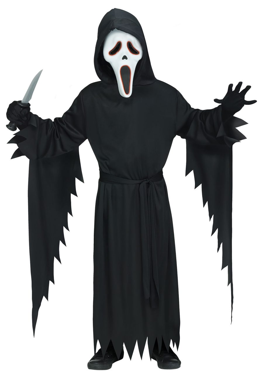 Men's E.L Ghost Face Costume