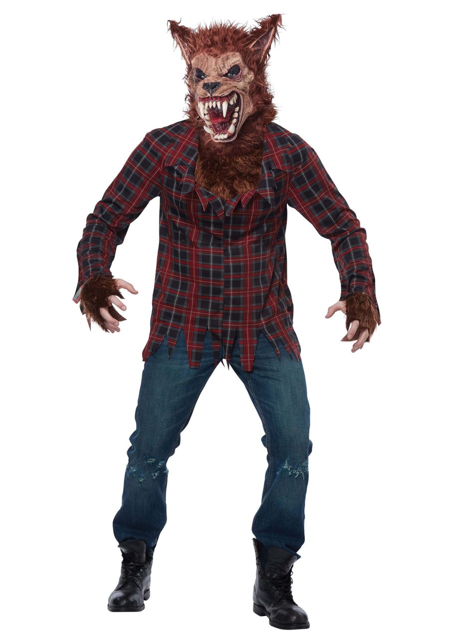 Men's Full Moon Werewolf 3 Piece Costume