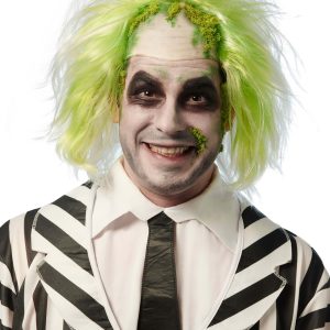 Men's Green Trickster Costume Wig