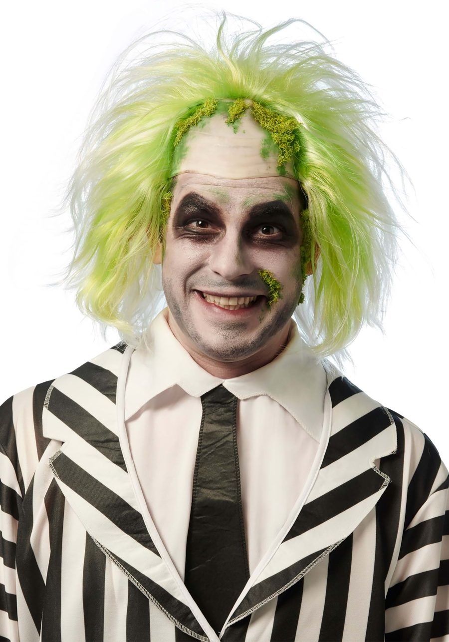 Men's Green Trickster Costume Wig