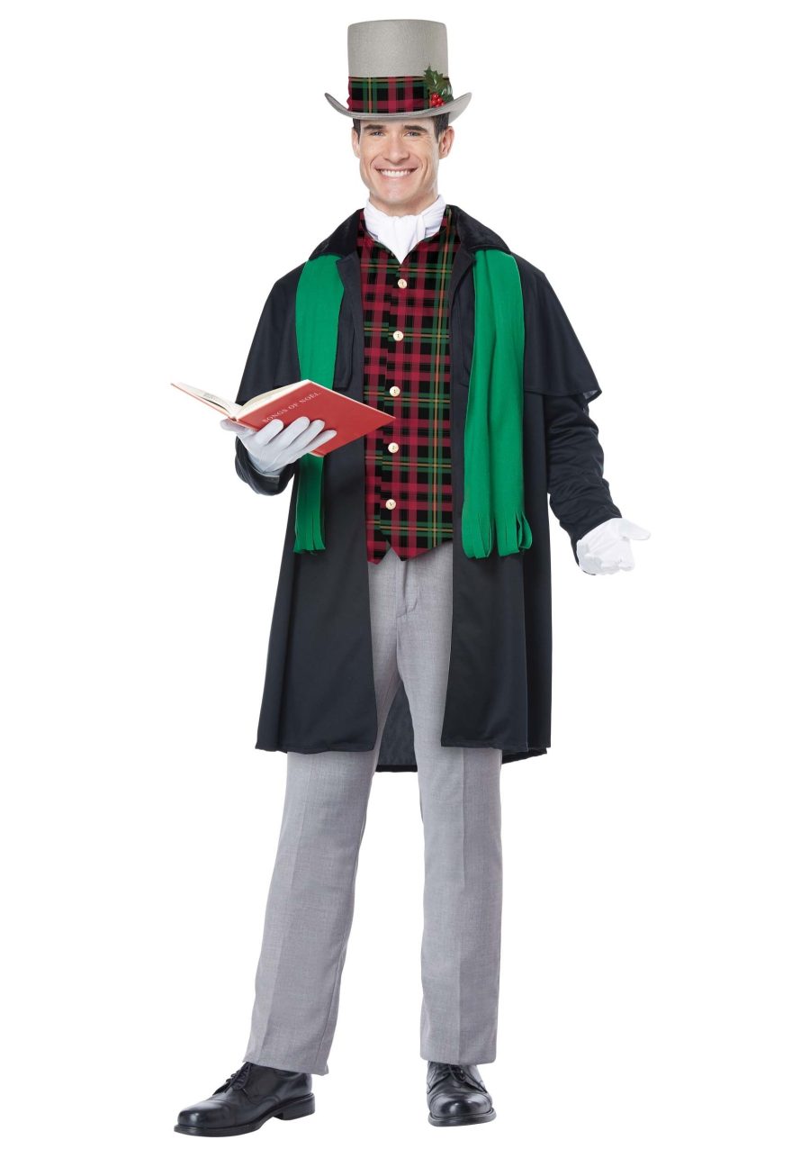 Men's Holiday Caroler Costume