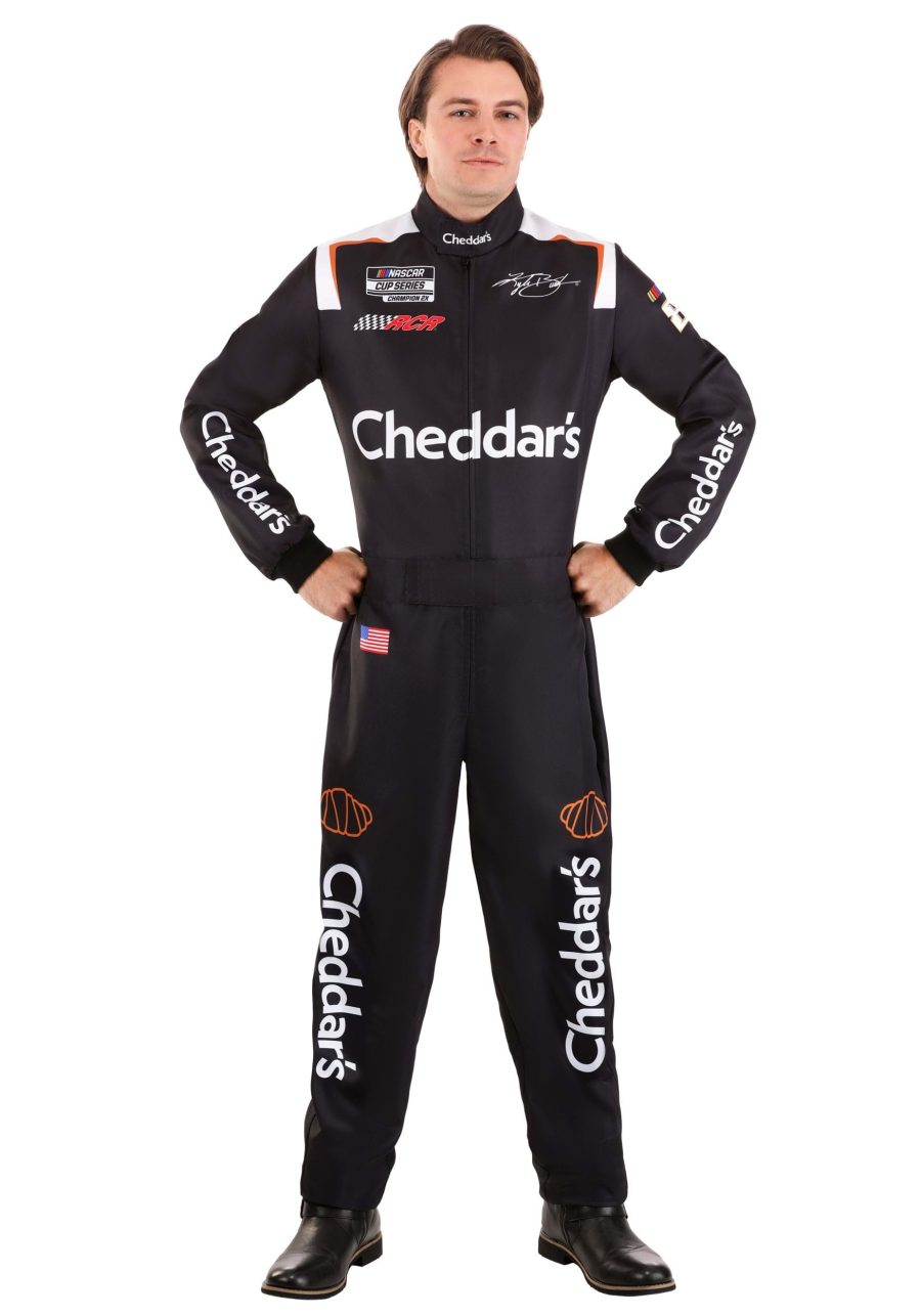 Men's Kyle Busch Cheddars Uniform NASCAR Costume