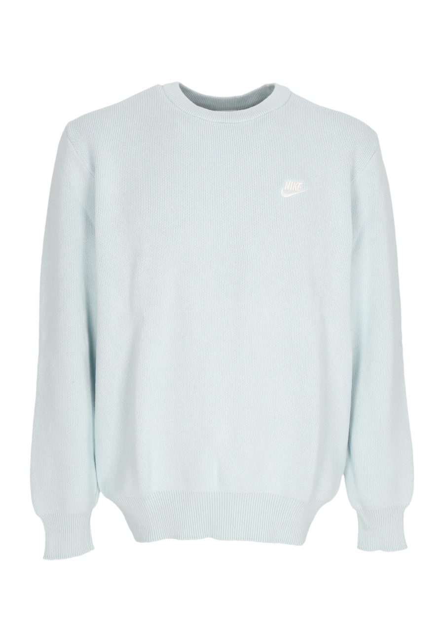 Men's Lightweight sweater Club Crewneck Glacier Blue/white