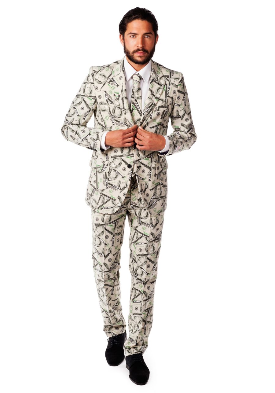 Mens Opposuits Money Costume Suit