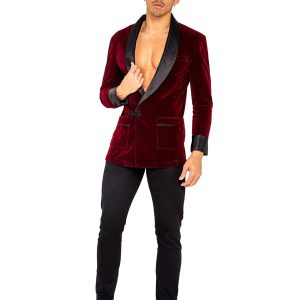 Men's Playboy Smoking Jacket