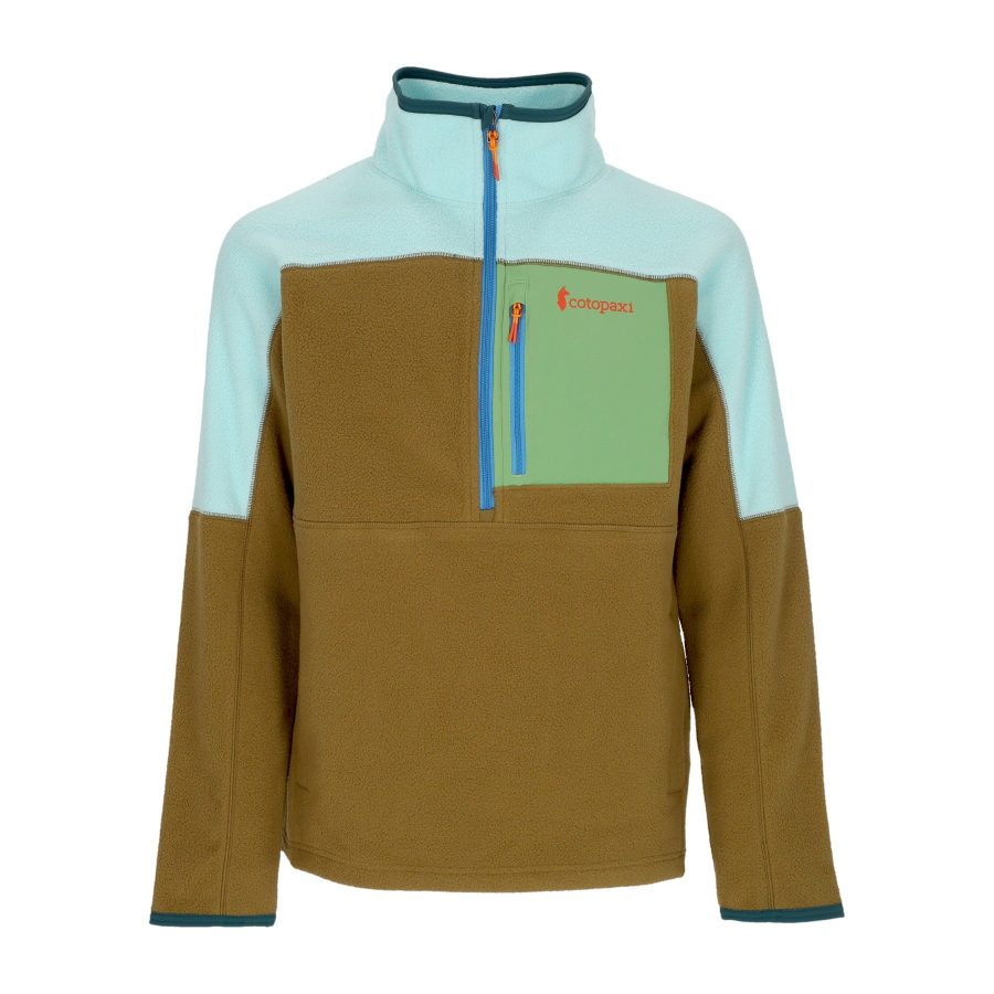 Men's Plot Jacket Half-zip Fleece Jacket Sea Glass/oak