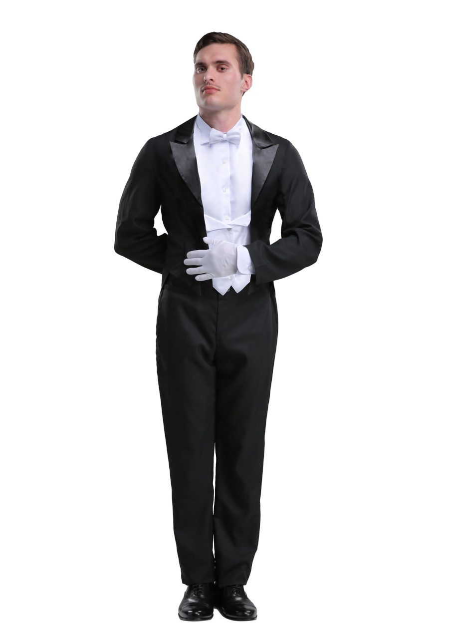 Men's Plus Size Butler Costume