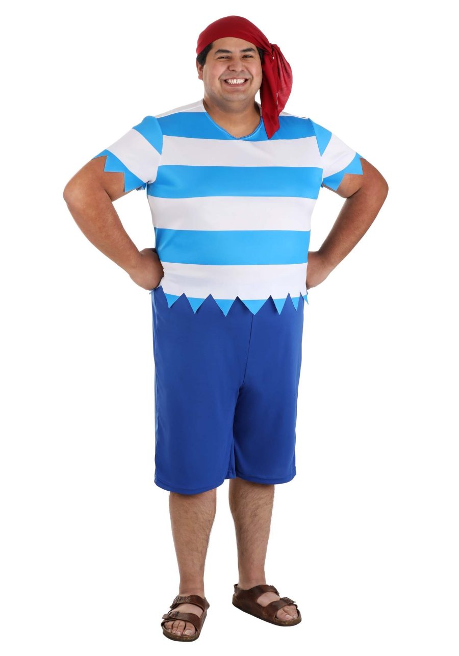 Men's Plus Size First Mate Costume