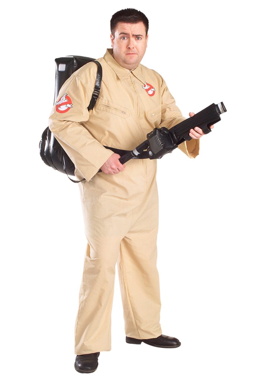 Men's Plus Size Ghostbusters Costume