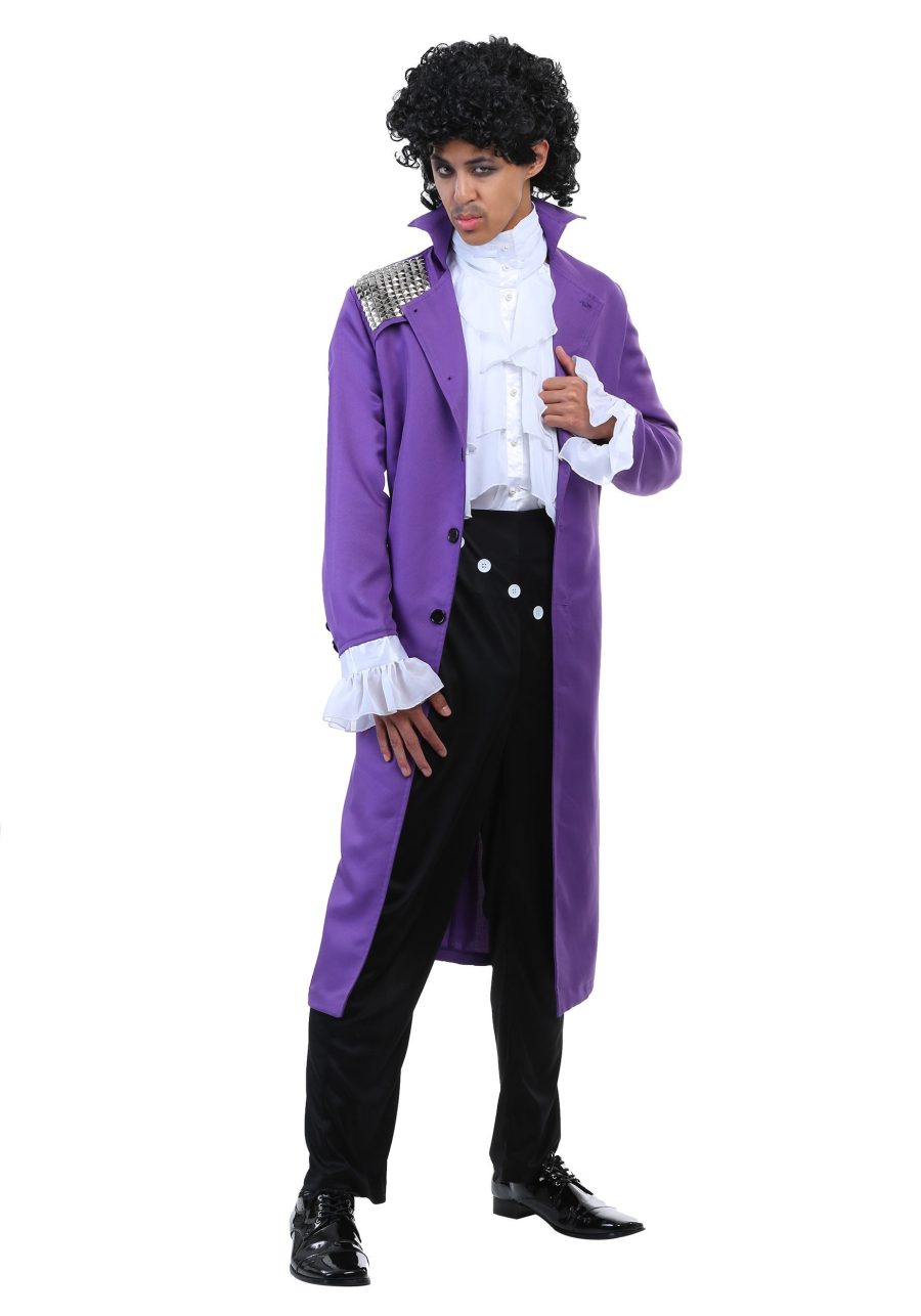 Men's Plus Size Purple Rock Legend Costume