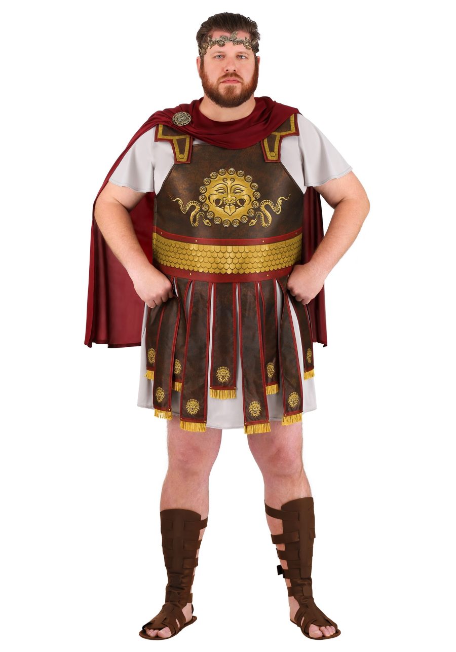 Men's Plus Size Roman Warrior Costume