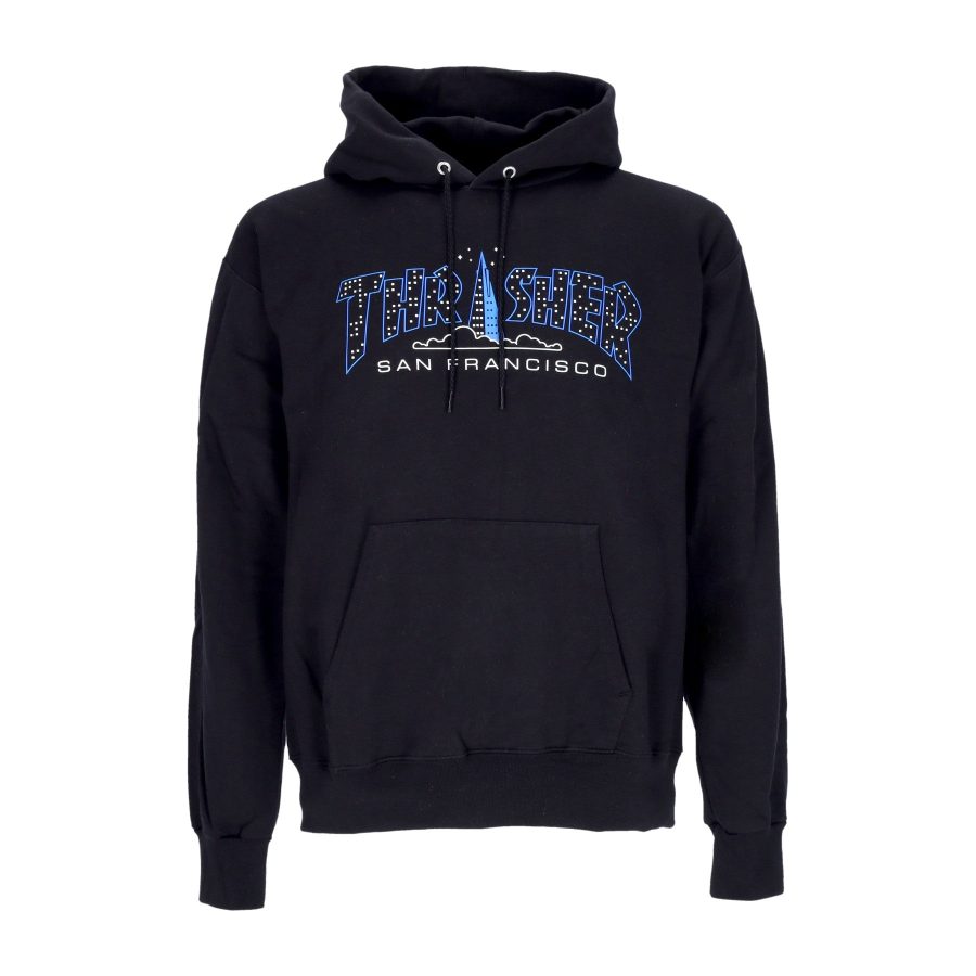 Men's Pyramid Hood Sweatshirt Black