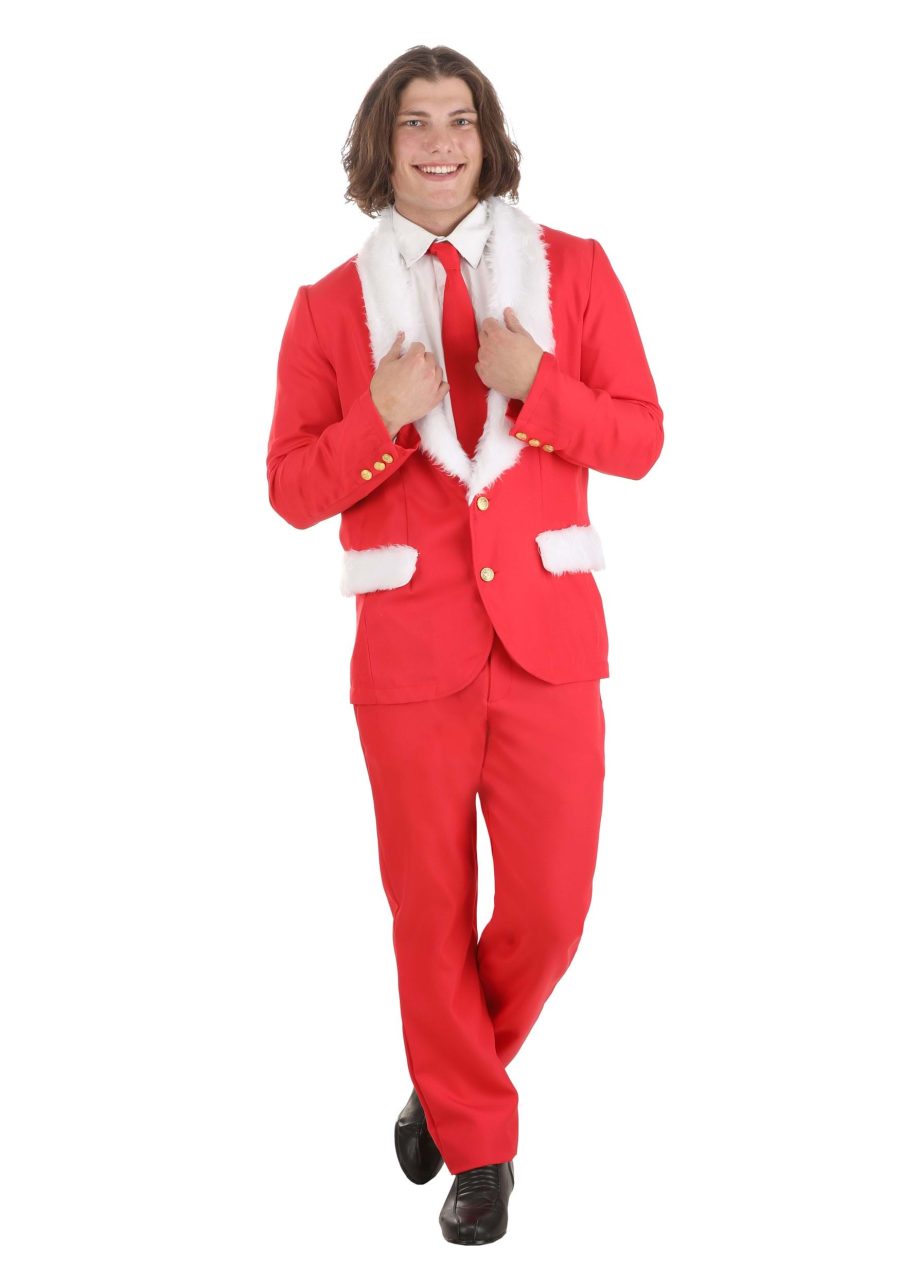 Men's Red Holiday Santa Suit