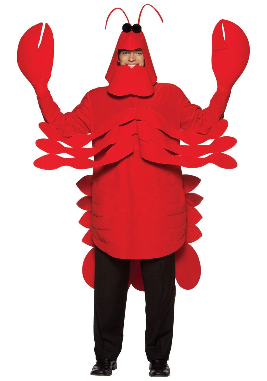 Men's Red Lobster Costume