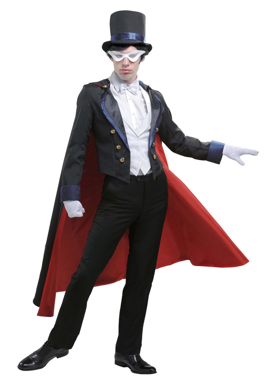 Men's Sailor Moon Tuxedo Mask Costume