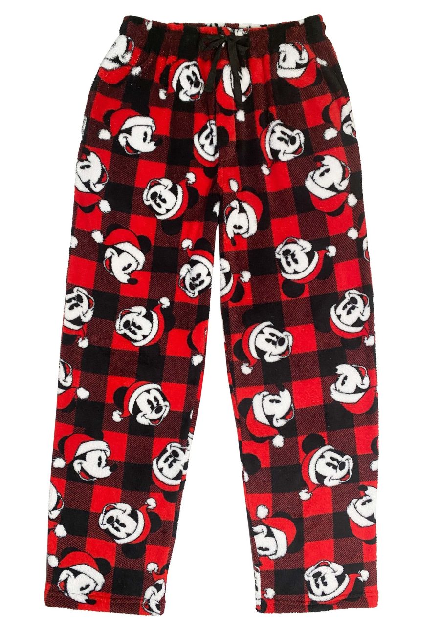 Men's Santa Mickey Buffalo Sleep Pants