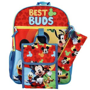 Mickey Mouse 6 Piece Backpack Set