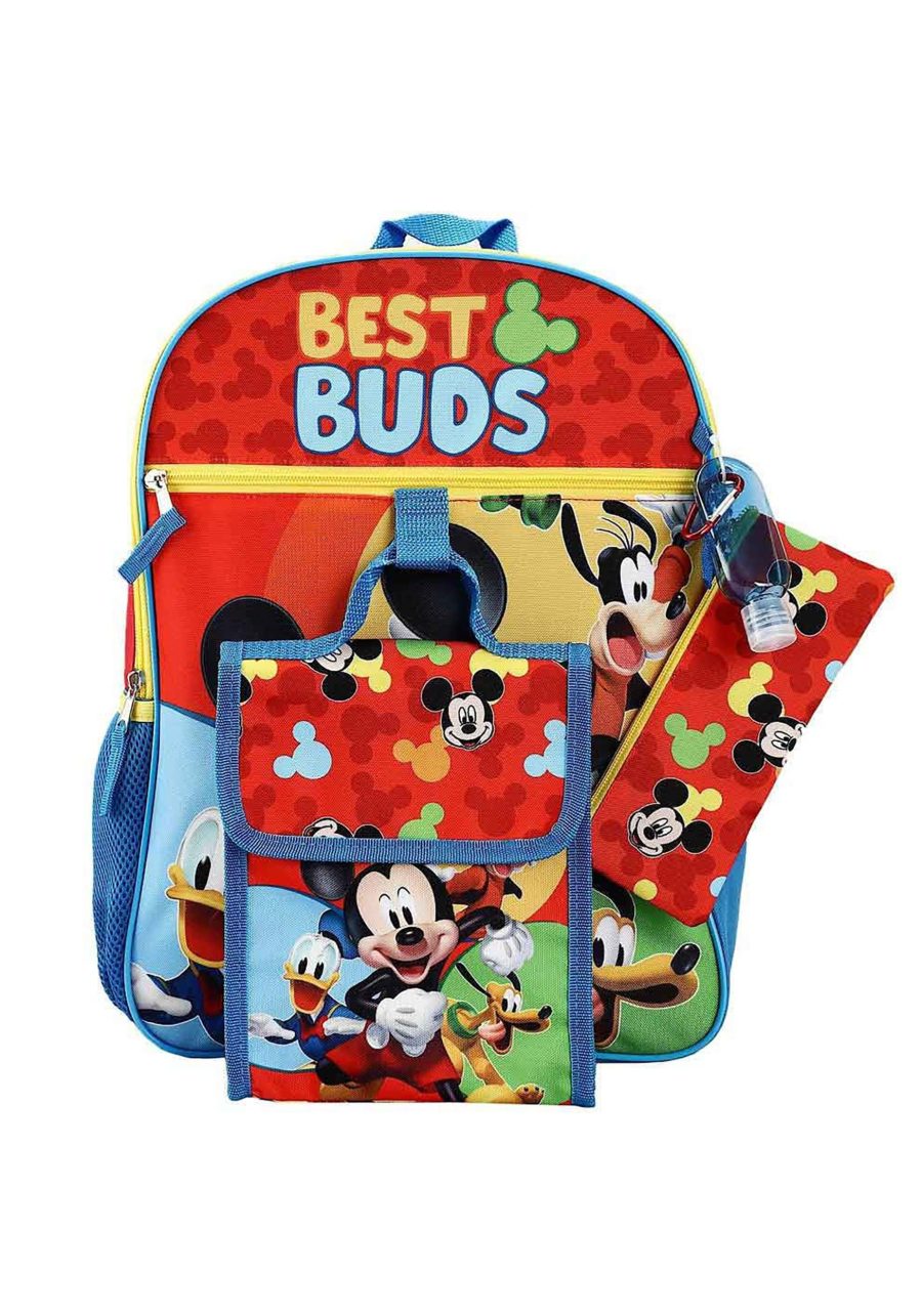 Mickey Mouse 6 Piece Backpack Set