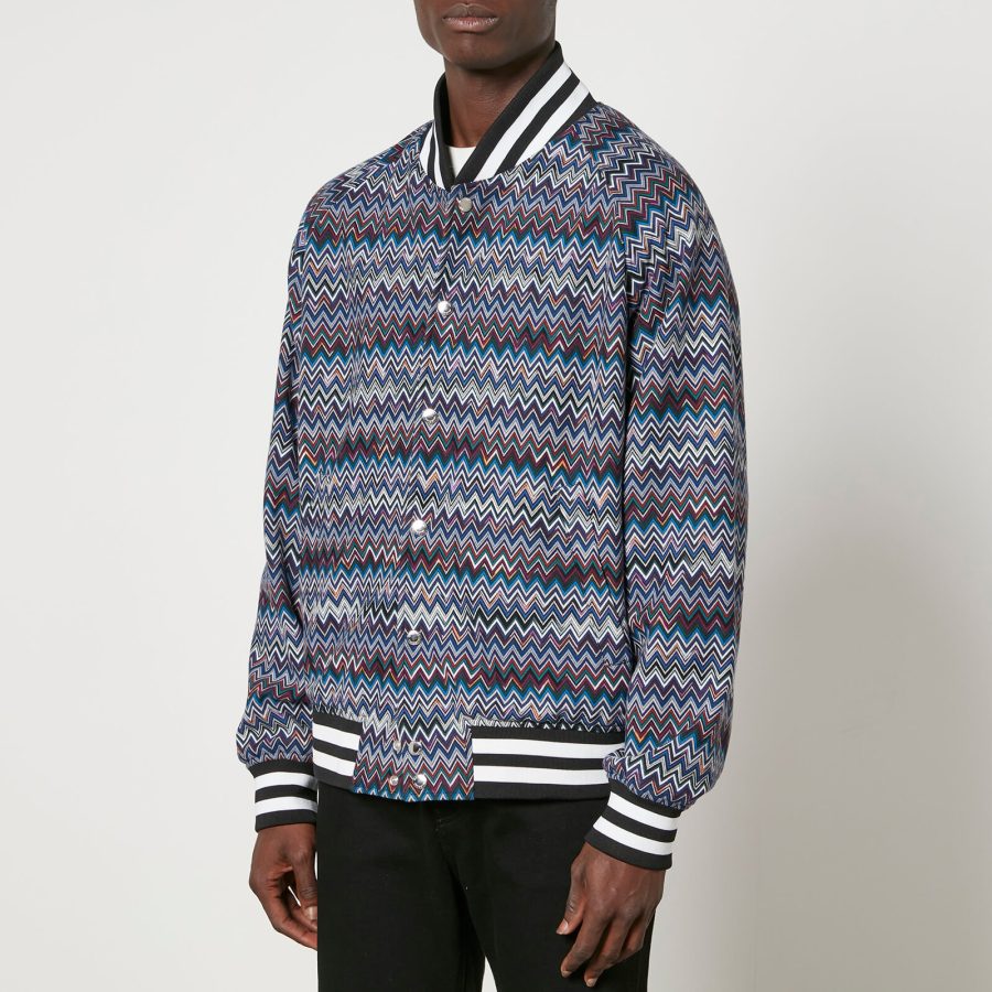 Missoni Jacquard Cotton-Blend Bomber Jacket - IT 48/M