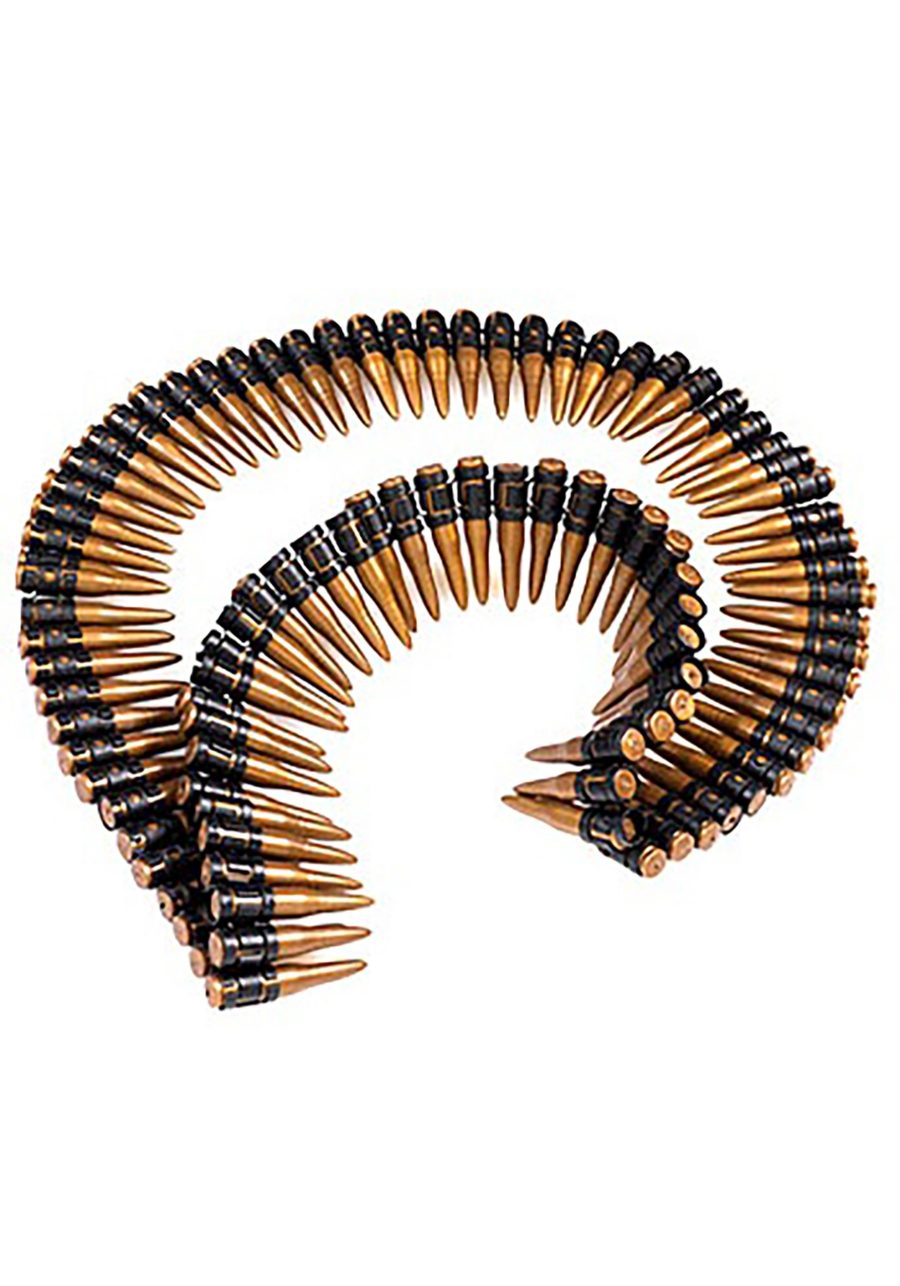 Molded Bullet Belt Costume Accessory