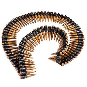 Molded Bullet Costume Belt Accessory