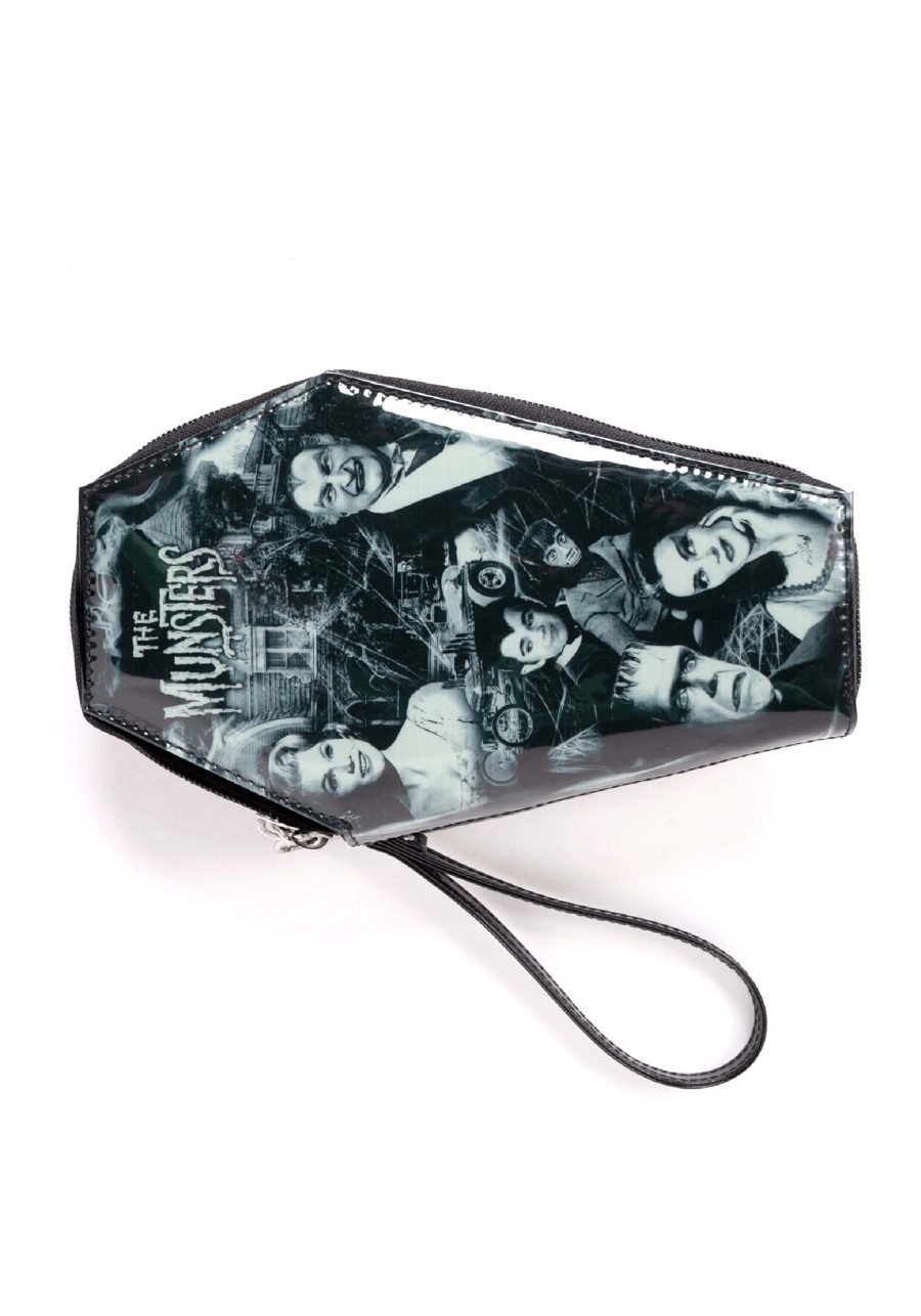 Munsters Faux Patent Coffin Wallet