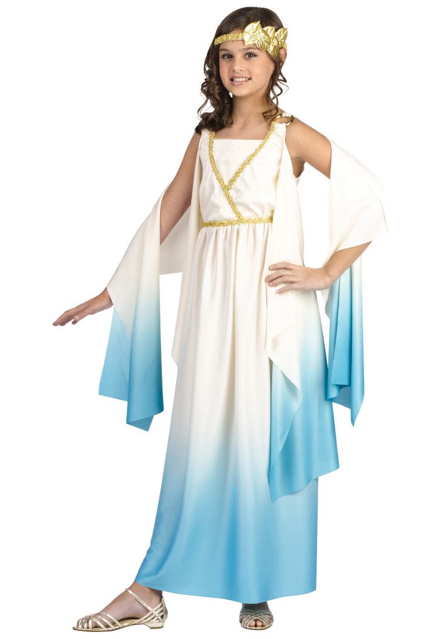 Mythical Greek Goddess Costume for Girls