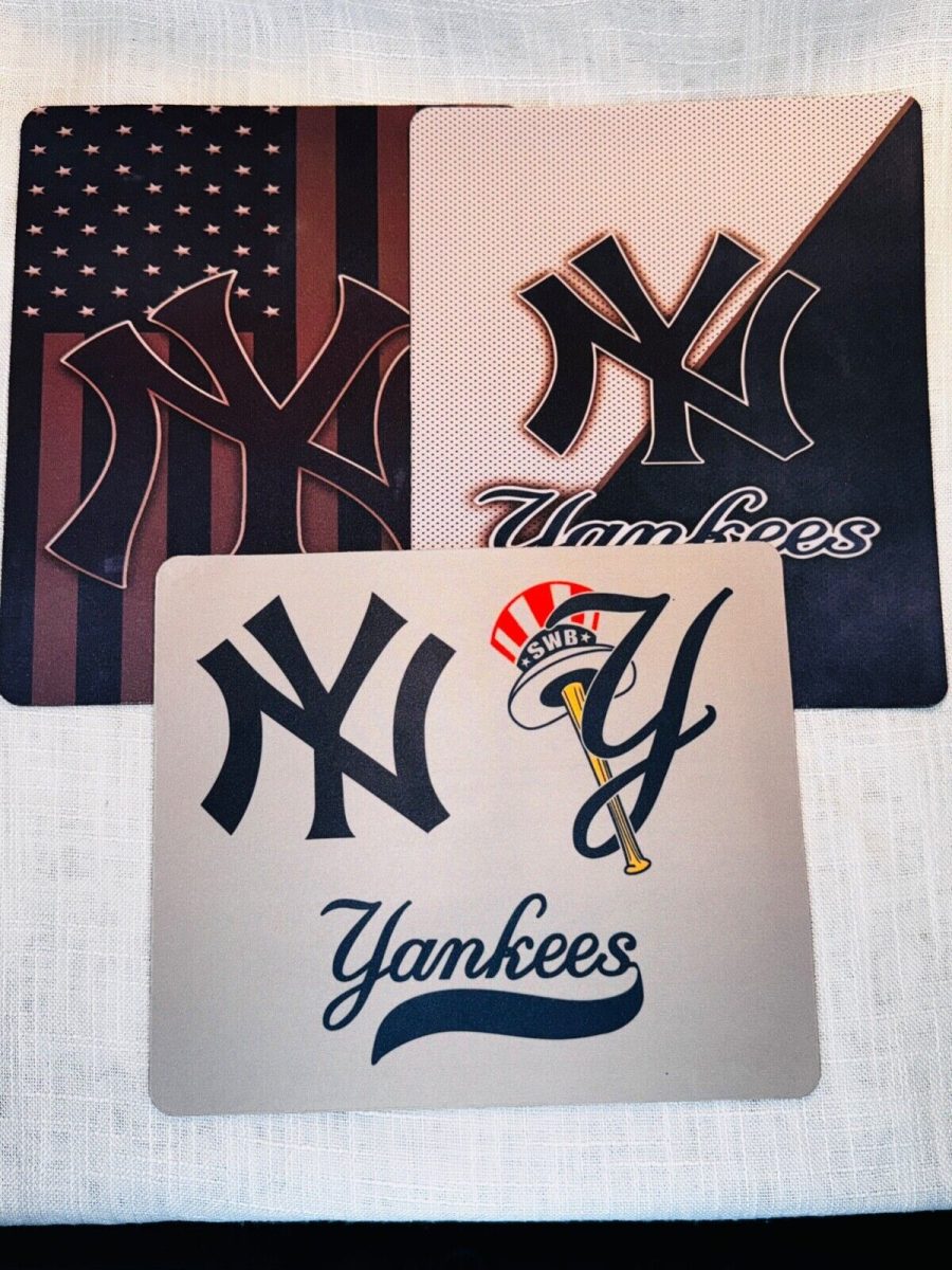 NEW YORK YANKEES Mouse Pad Baseball Computer Desk Laptop Pc Mat 9.4 x 7.9 in