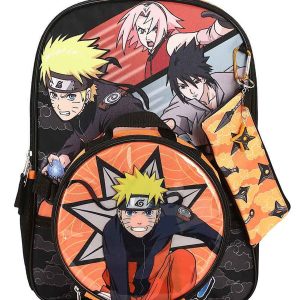 Naruto Characters 5 Piece Backpack Set
