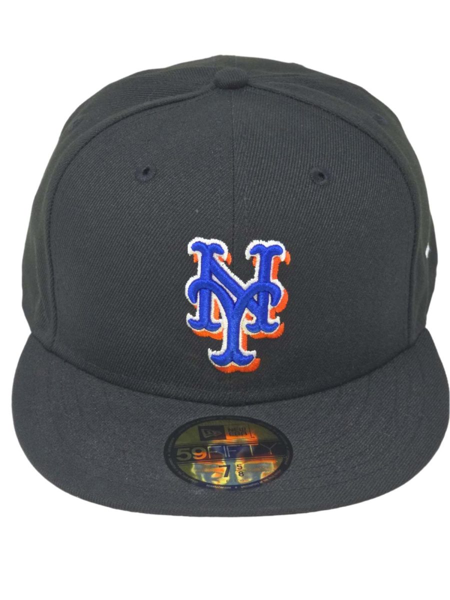 New York Mets Black & White Logo 9FIFTY Snapback