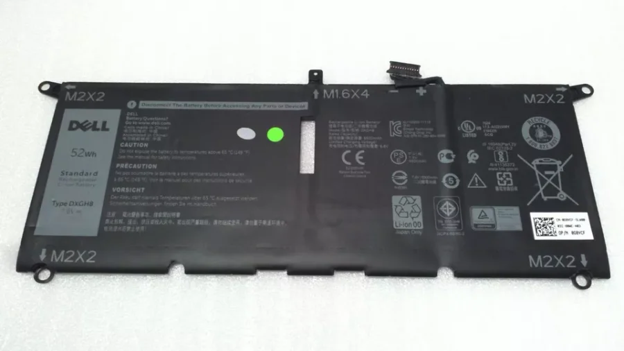 OEM Dell DXGH8 XPS 13 9370 9380 / Latitude 3301 52Wh 0DXGH8 Laptop Battery