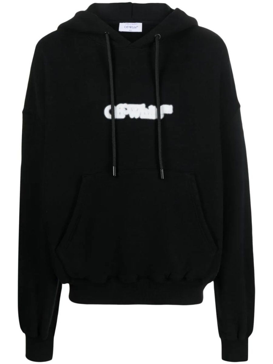 OFF-WHITE Blurr Book Over Hoodie Black White