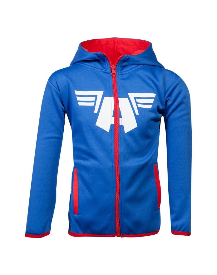 Official Marvel Captain America Kids Tech Hoodies