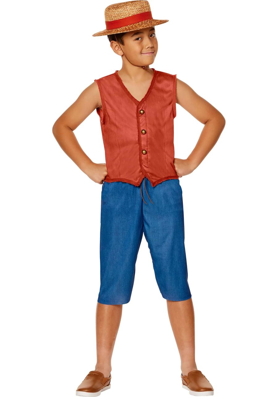 One Piece Boy's Luffy Costume