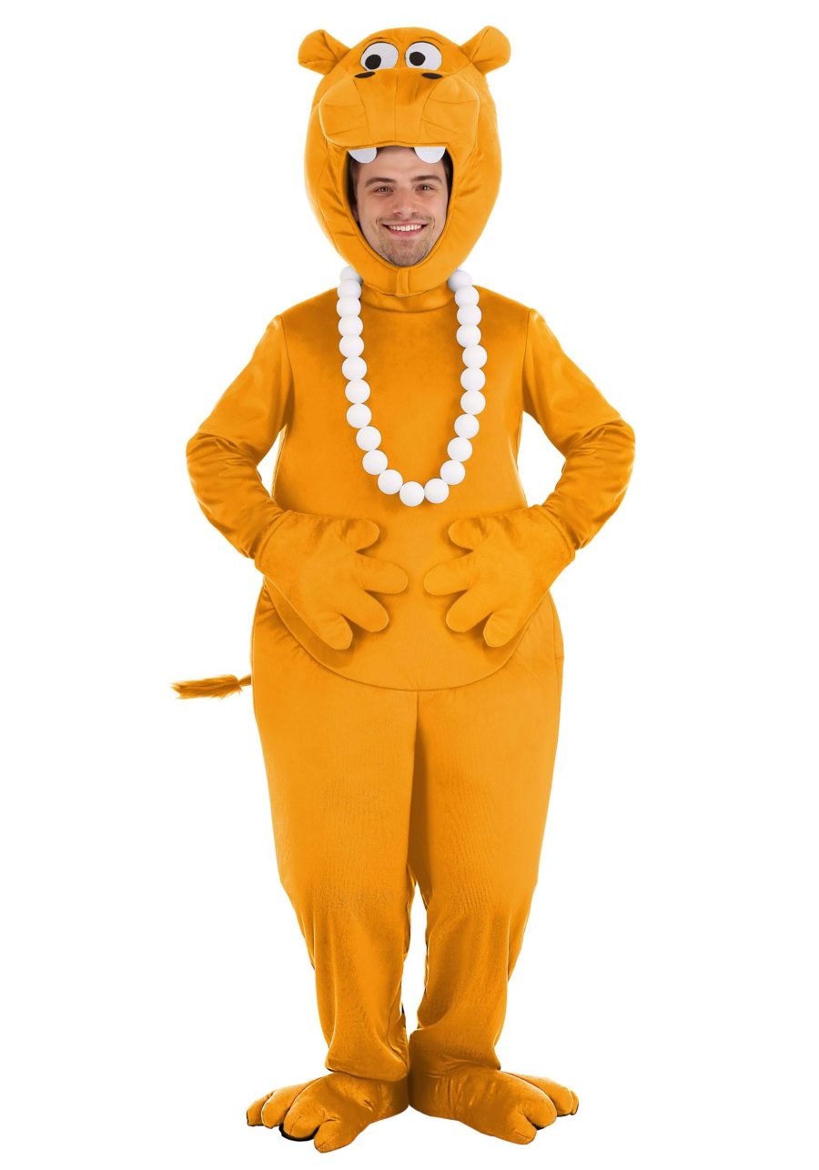 Orange Hungry Hungry Hippos Costume for Adults