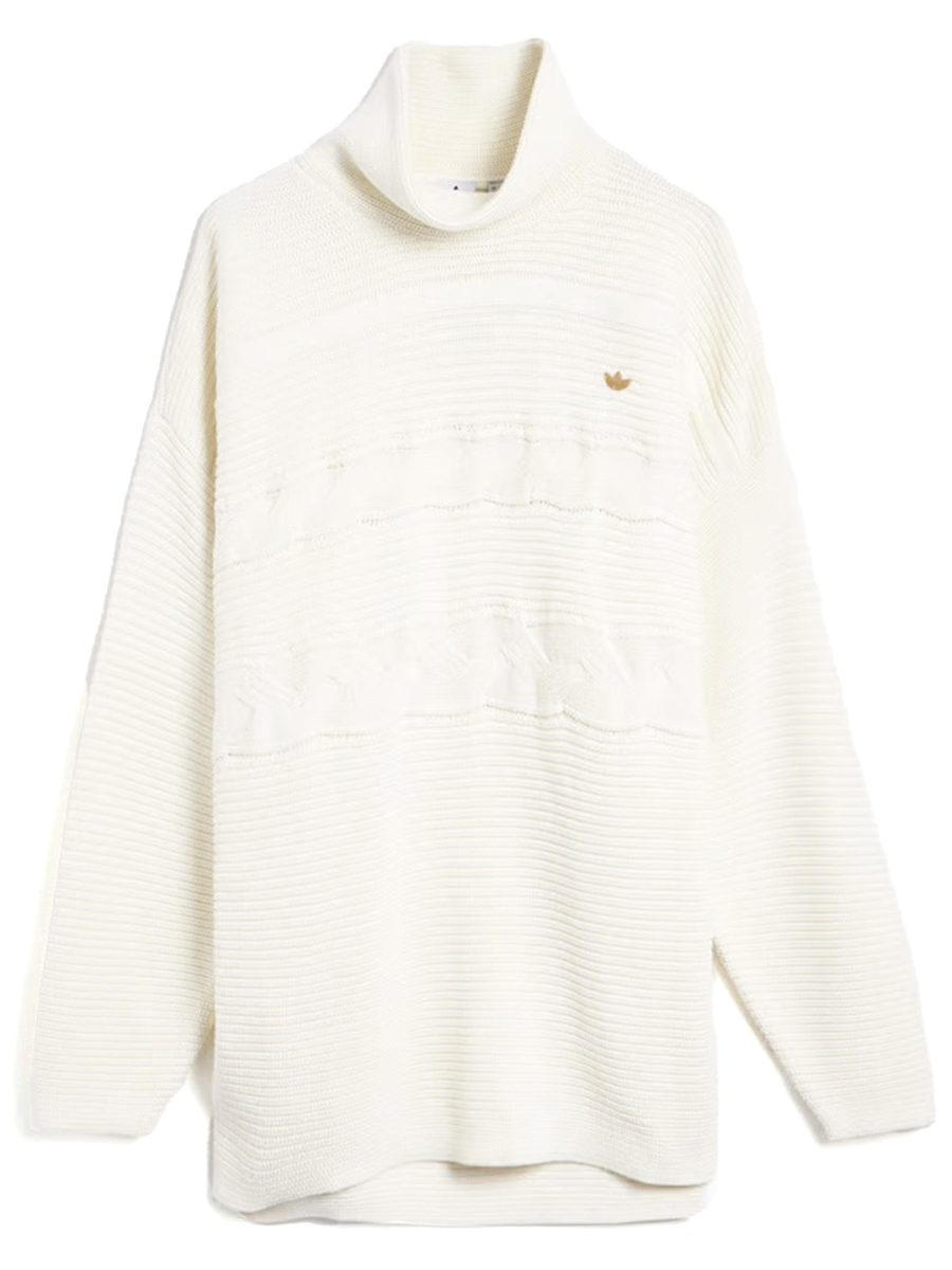 Oversize knitted adidas turtleneck