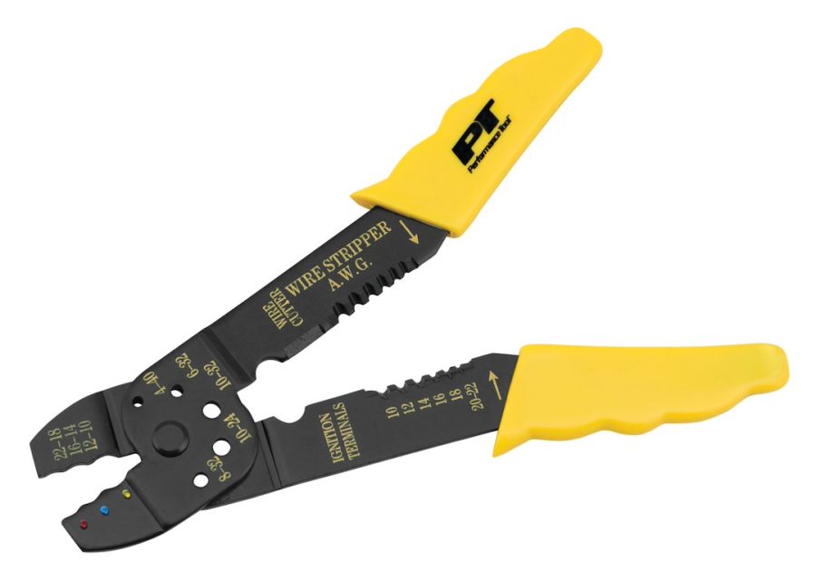 PERFORM TOOL W190C ELECTRICAL CRIMPER, With Wire Cutter/ Bolt Cutter/ Crimper/ Stripper