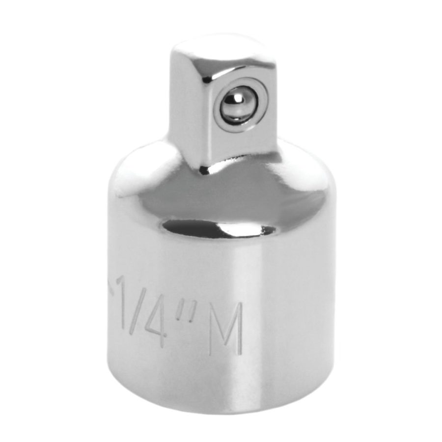 PERFORM TOOL W38159 SOCKET ADAPTER, 3/8 Inch Female x 1/4 Inch Male; Chrome Plated; Chrome Vanadium Steel; Single