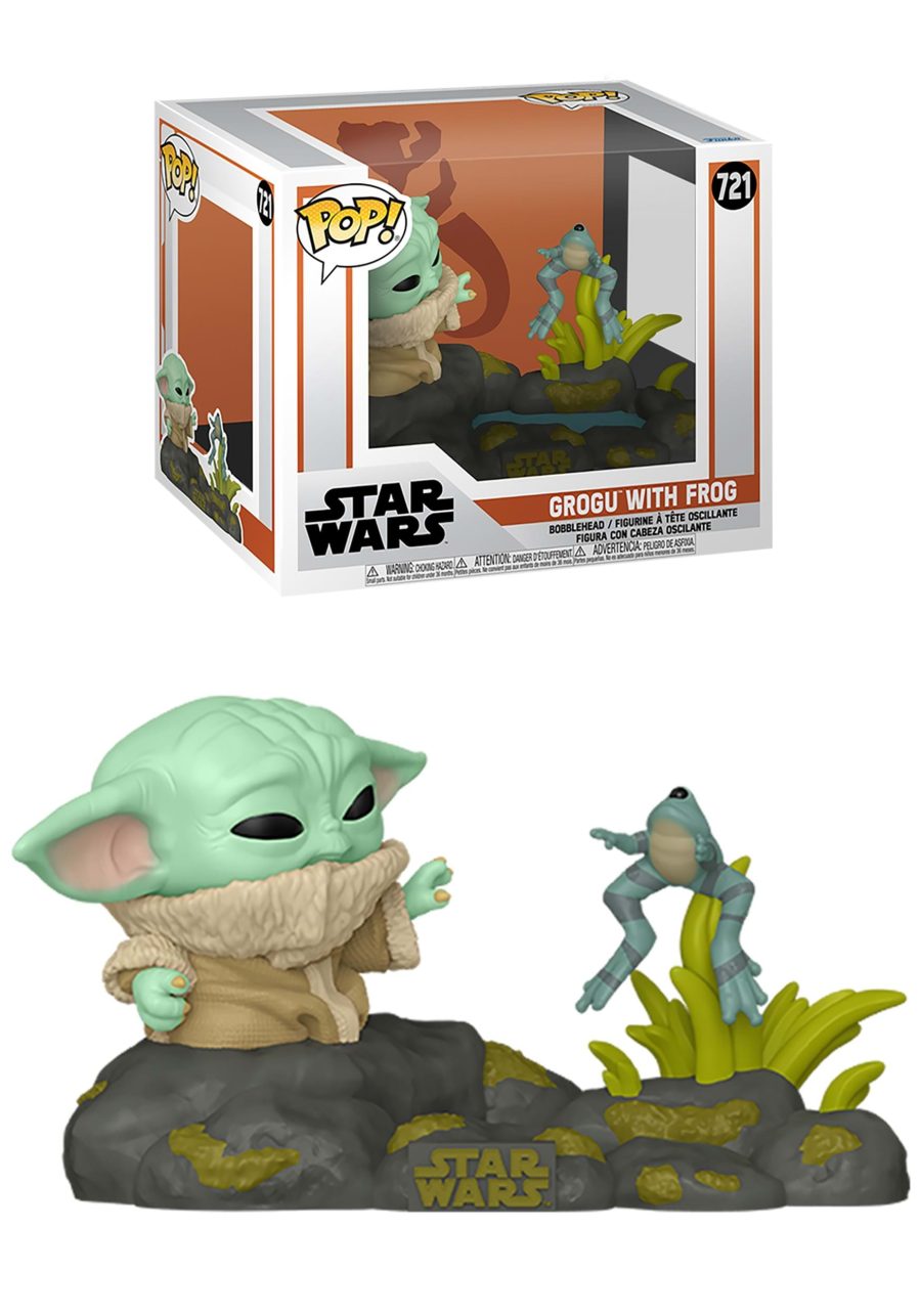 POP! Deluxe: The Mandalorian - Grogu with Frog