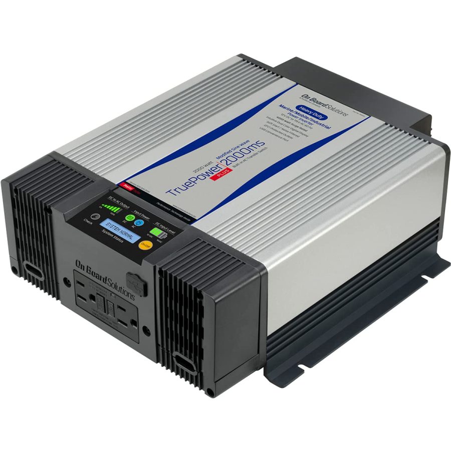 PROMARINER 06200 0True Power Plus Modified Sine Wave Inverter 2000W, 12V