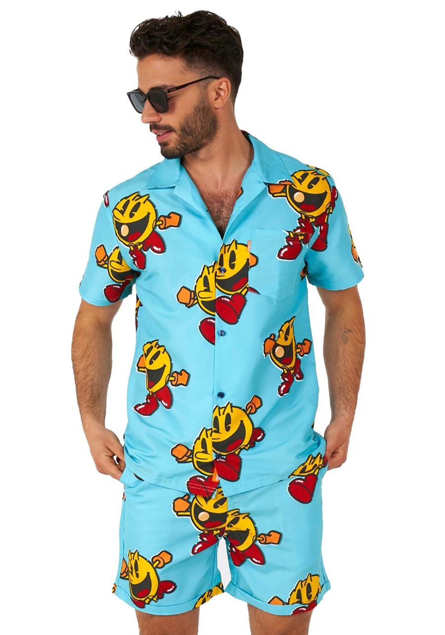 Pac-Man Men's Waka Waka Swimsuit & Shirt