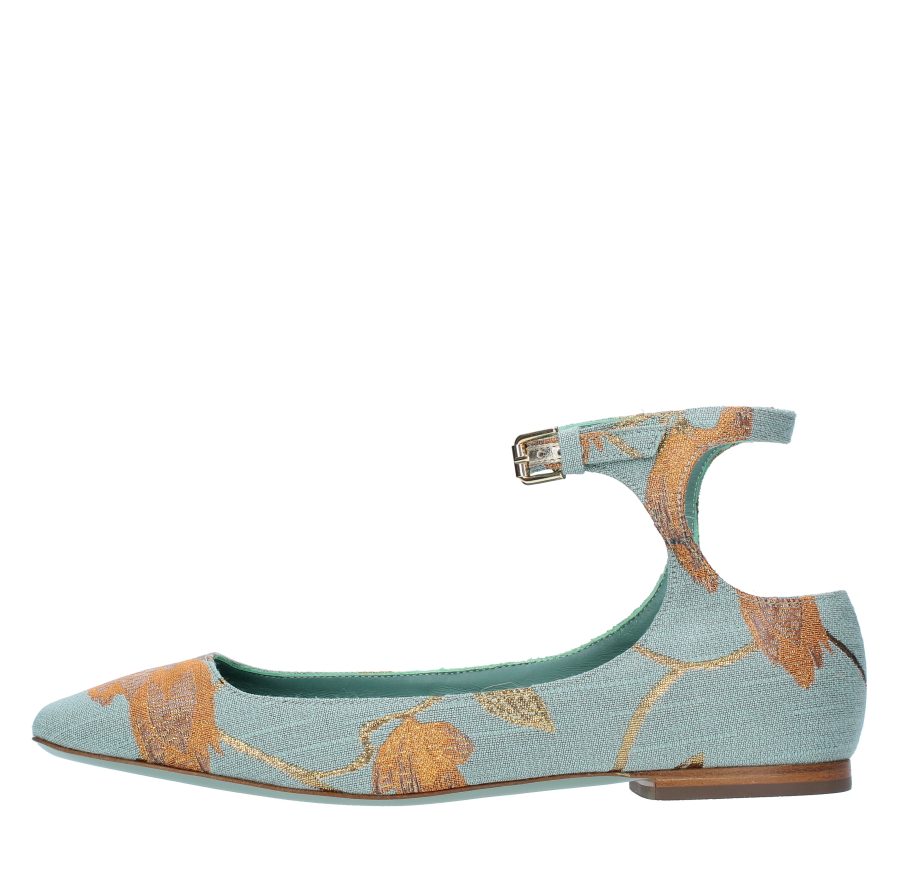 Paola D'Arcano Flat shoes Green