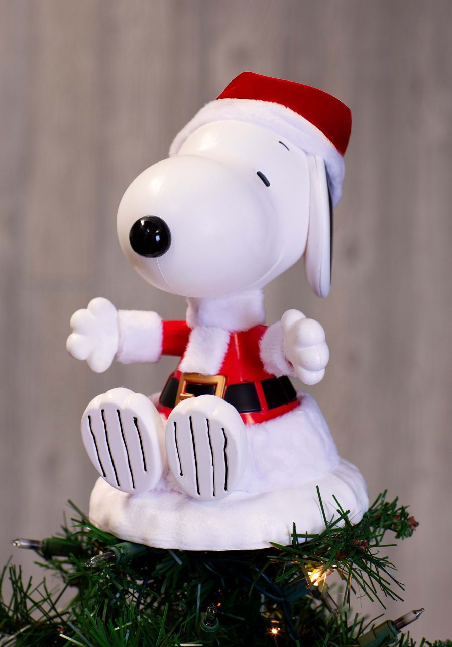 Peanuts Snoopy Santa Tree Topper