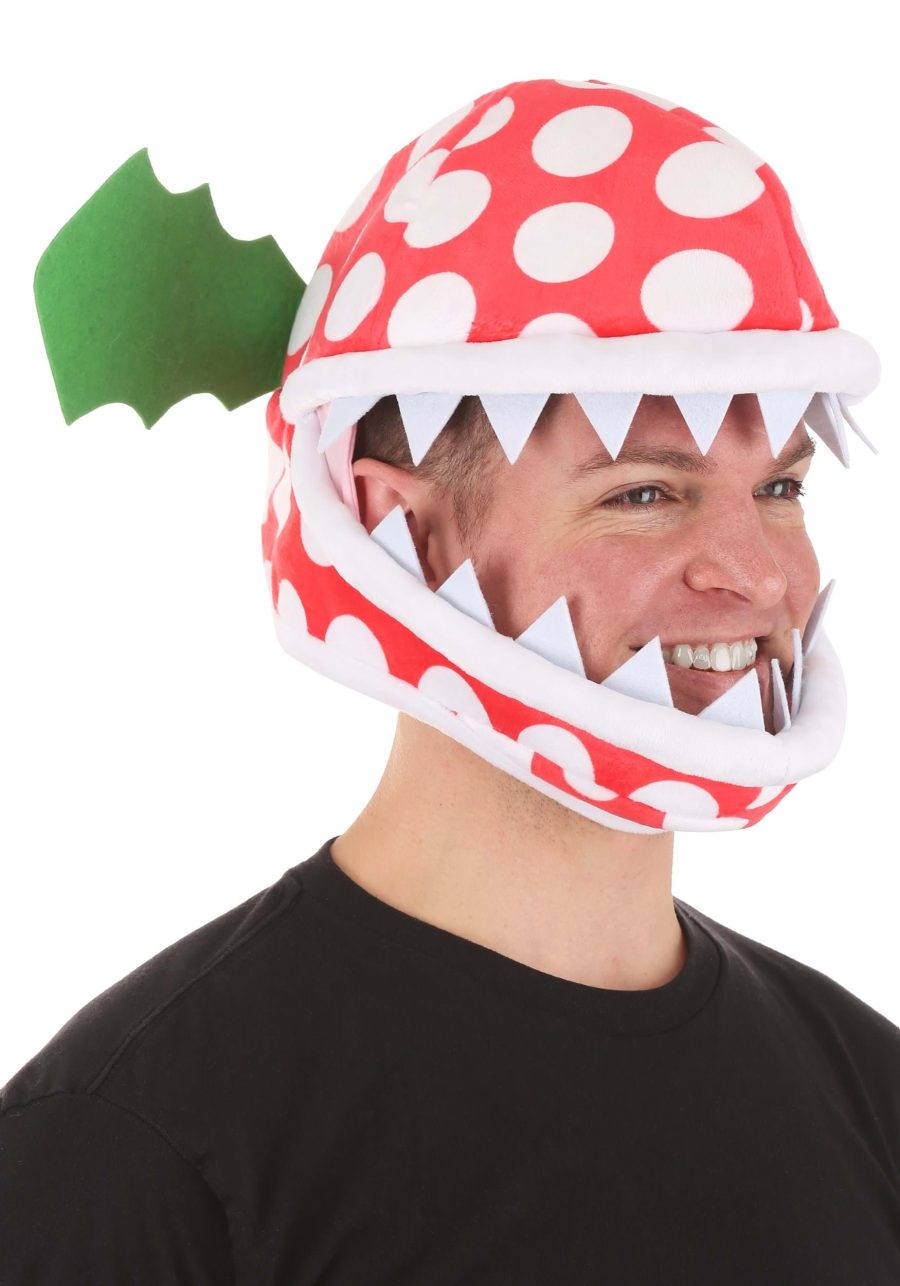 Piranha Plant Jawesome Costume Adult Hat