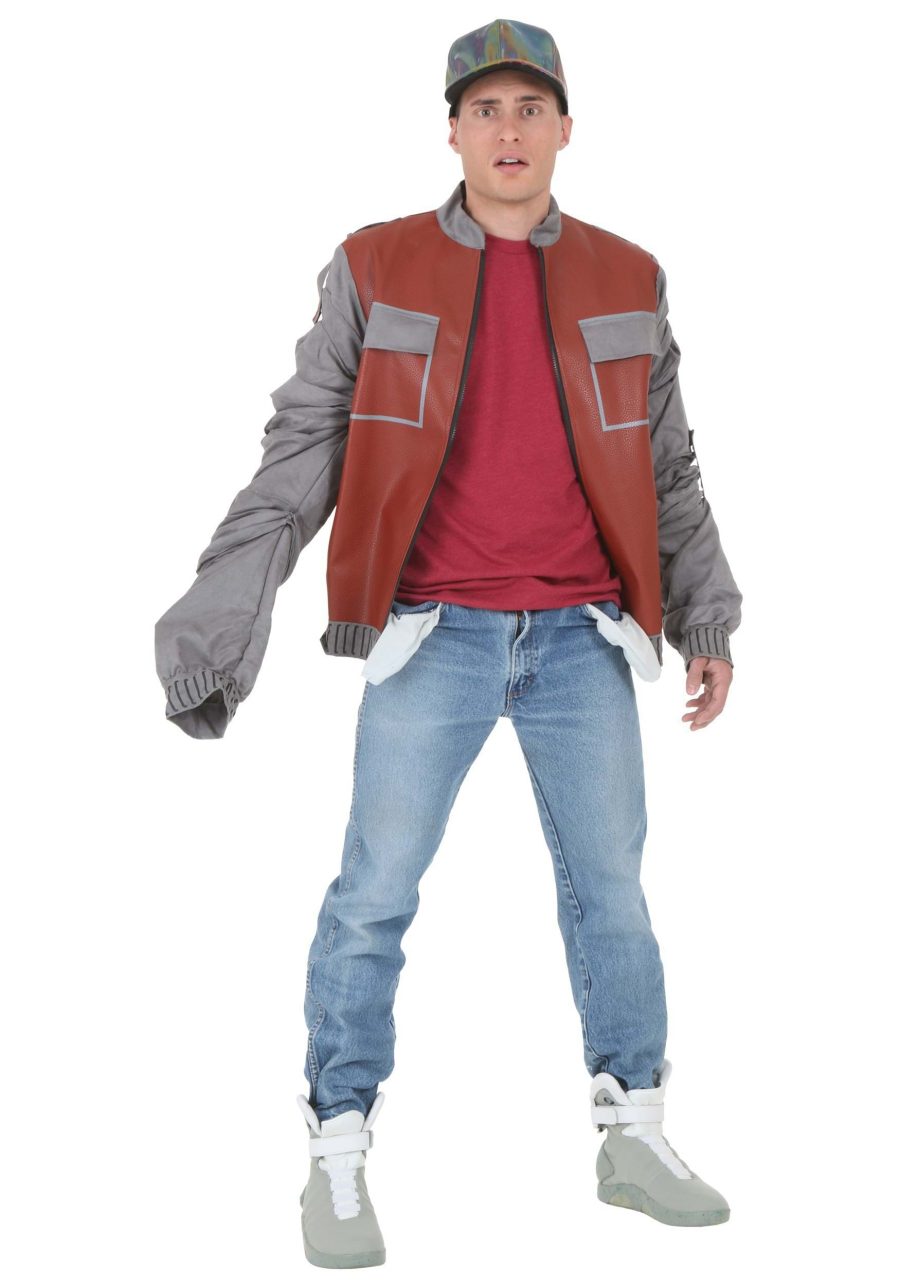 Plus Back to The Future Marty McFly Jacket Costume