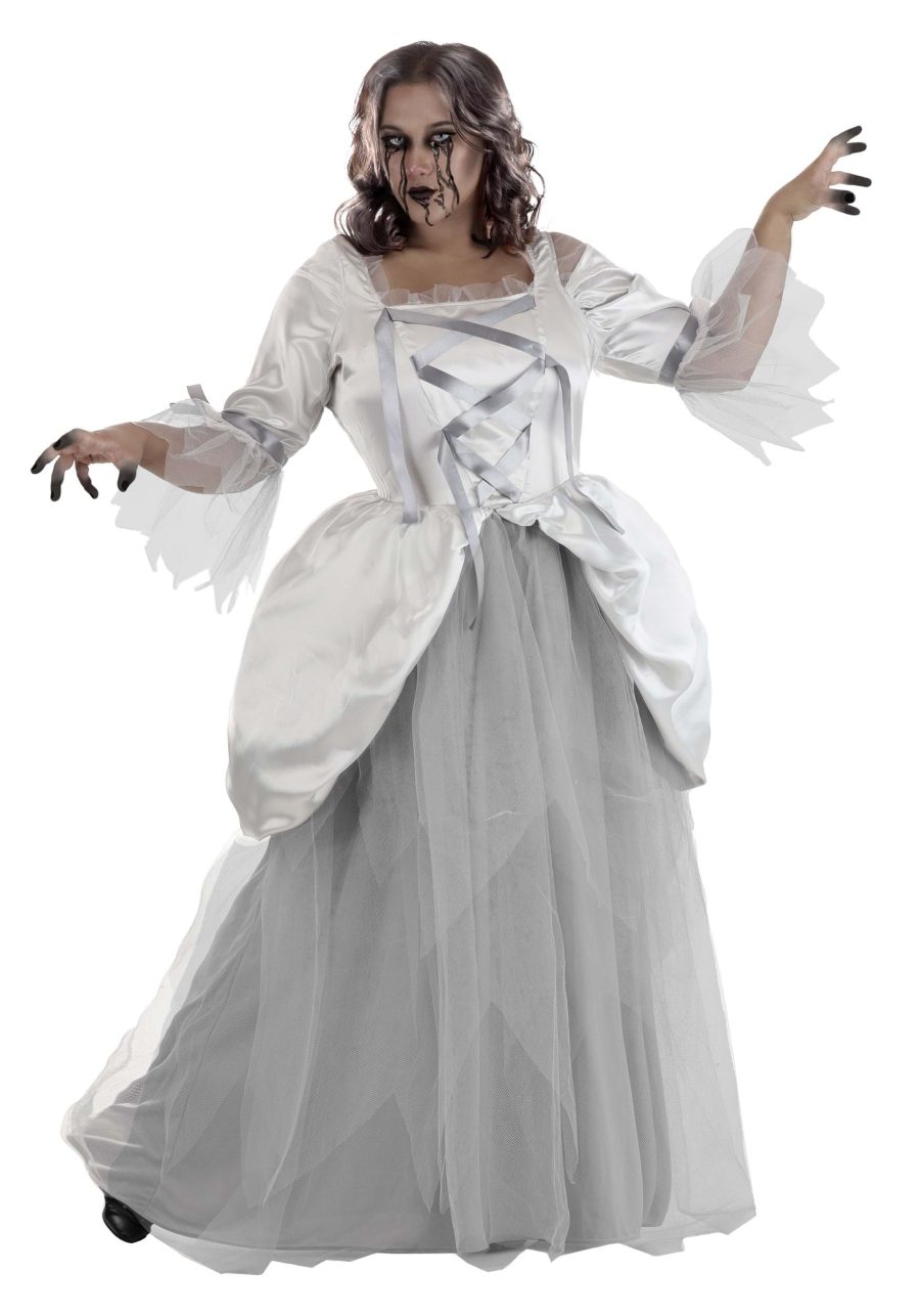 Plus Size 18th Century Ghost Costume for Women