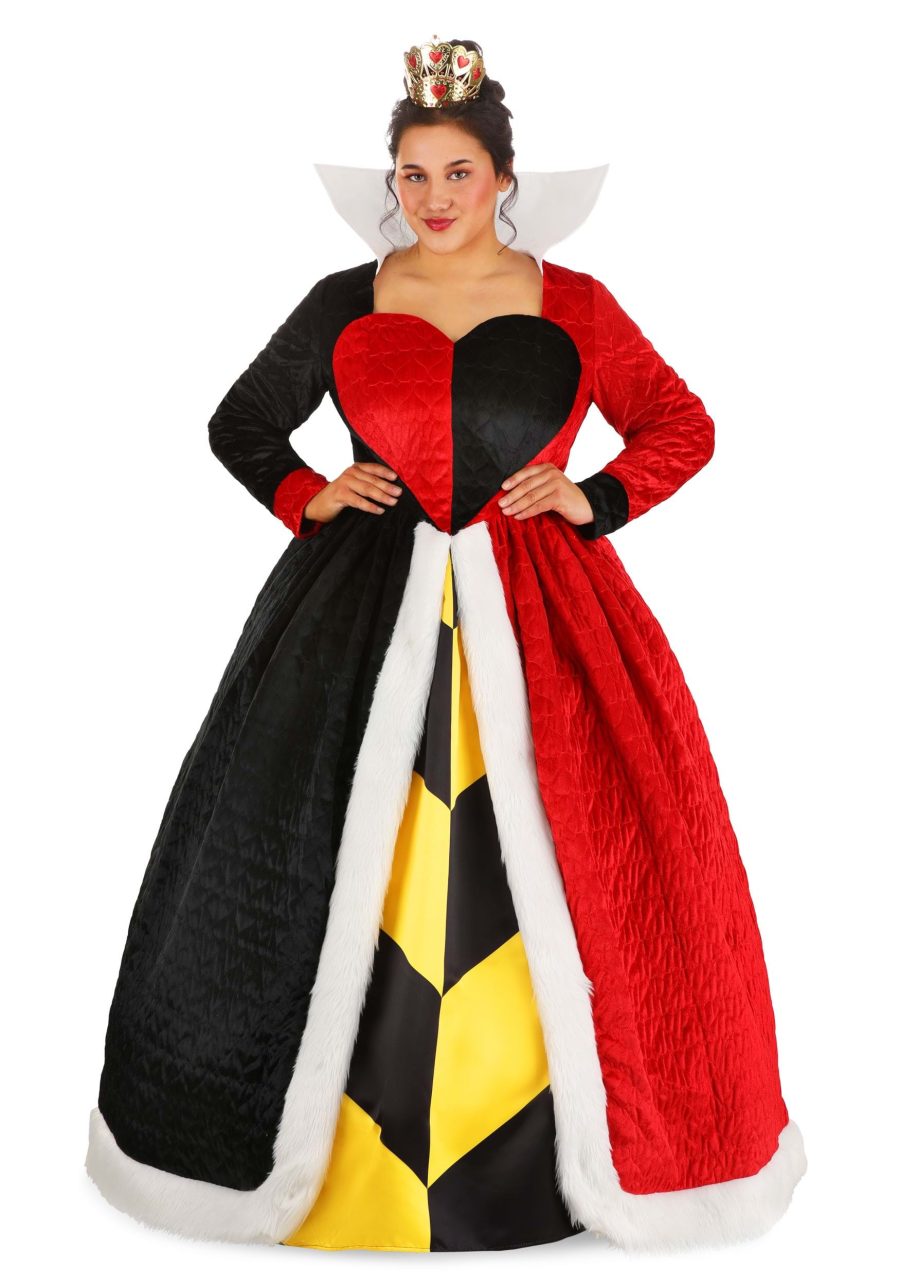 Plus Size Authentic Disney Queen of Hearts Costume Dress